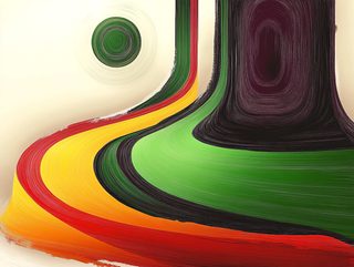 Abstract Colorful Wave