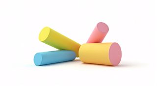 pastel-cylinders-abstract