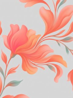 Coral Floral Pattern