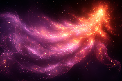 Abstract Cosmic Christmas Tree