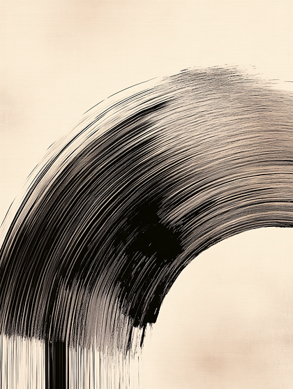 Abstract Curvilinear Brushstrokes