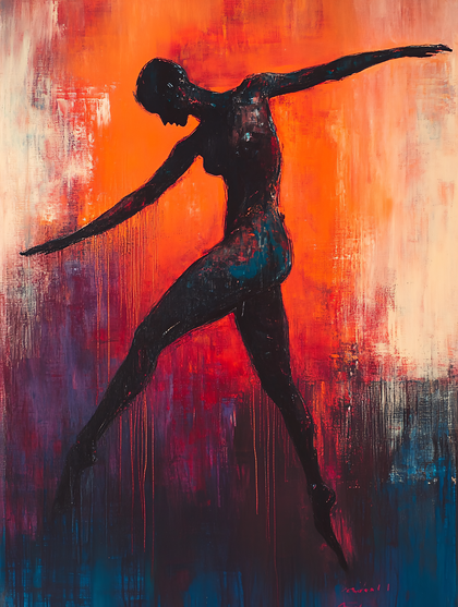 Abstract Dancer Silhouette