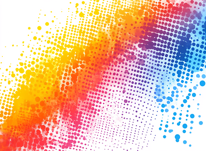 Abstract Dotted Rainbow