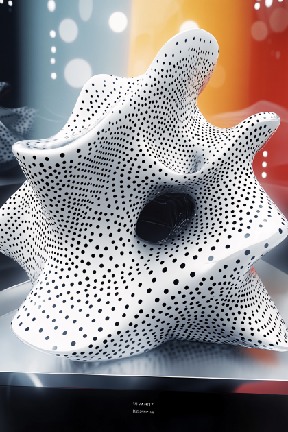 Abstract Dotted Sculpture