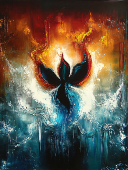 Abstract Duality Painting