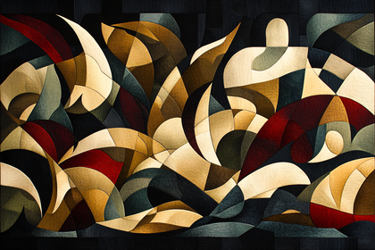 Abstract Earthy Shapes