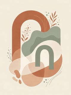 Abstract Botanical Arches