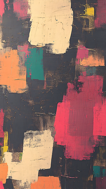Abstract Expressionist Brush Strokes