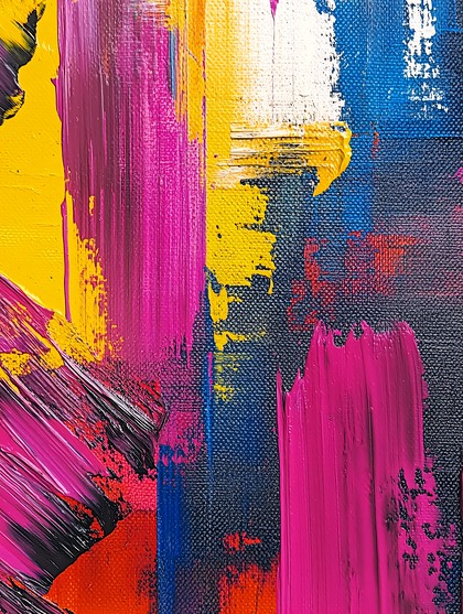 Abstract Expressionist Canvas