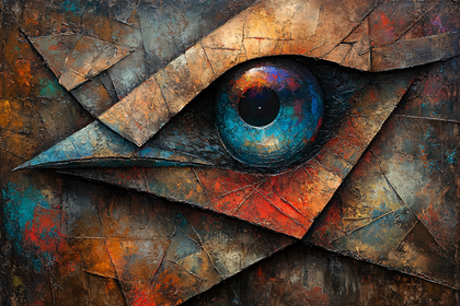 Abstract Eye Art