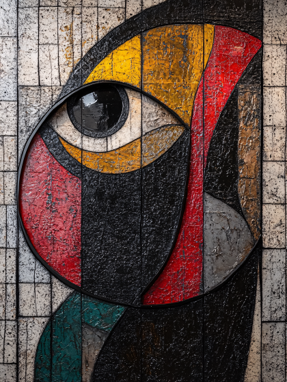 Abstract Eye Art