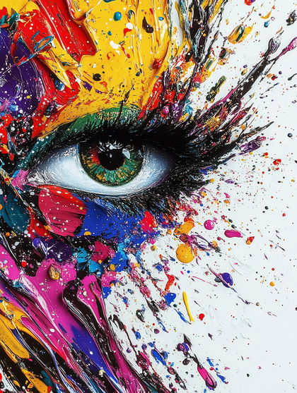 Abstract Eye Art