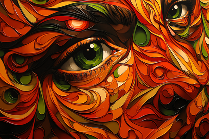 Abstract Eye Composition