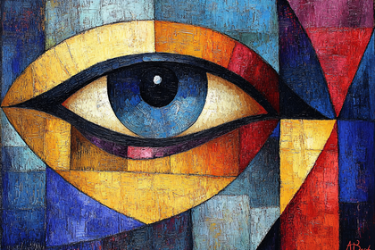 Abstract Eye Painting