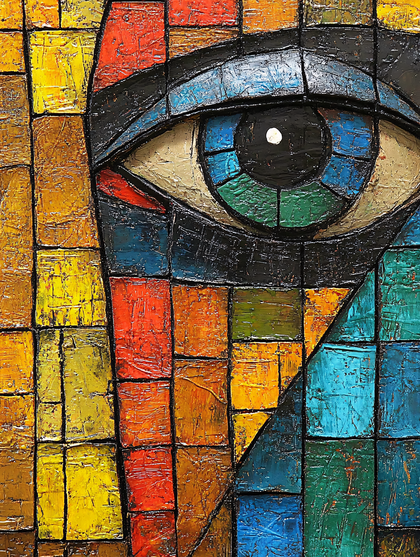 Abstract Eye Painting