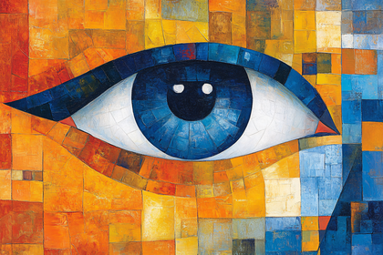 Abstract Eye Painting