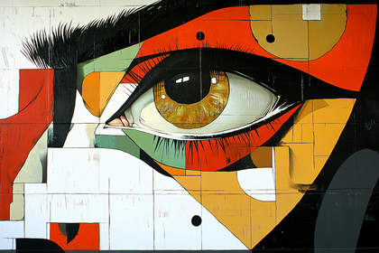 Abstract Eye Painting