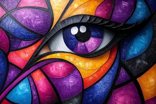 Abstract Eye Painting
