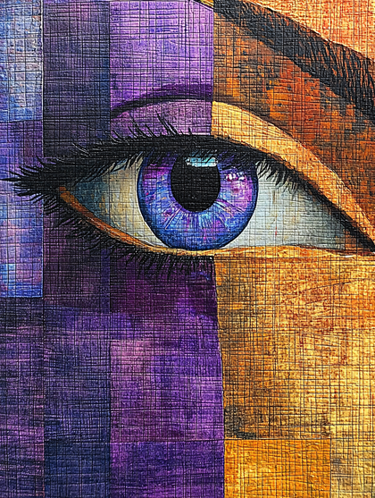 Abstract Eye Portrait