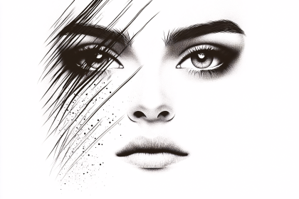 Abstract Face Portrait