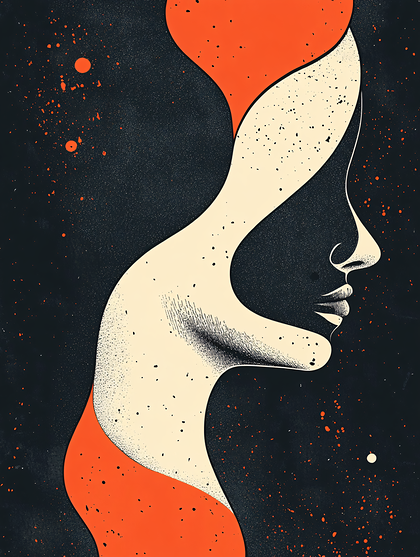 Abstract Female Silhouette