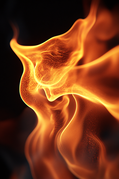 Abstract Fiery Flow