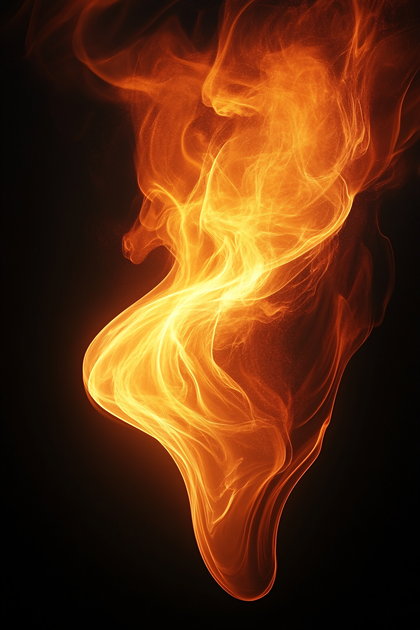 Abstract Fiery Flow