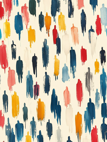 Abstract Figures Painting