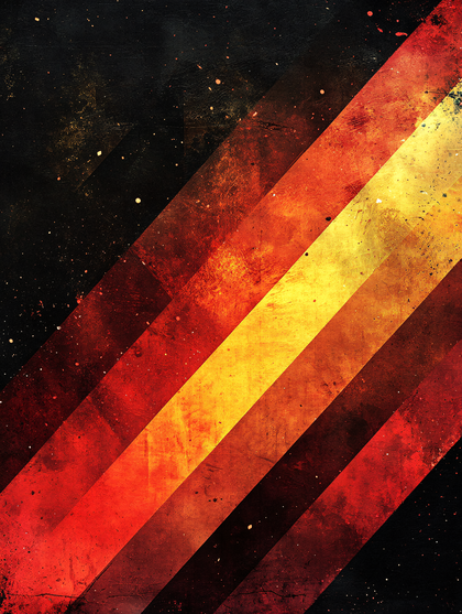 Abstract Fire Stripes