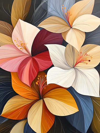 Abstract Floral Arrangement