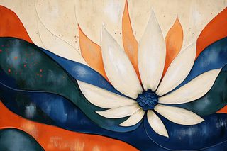 Abstract Floral Bloom