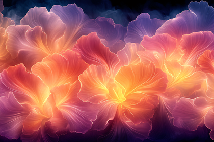 Abstract Floral Burst