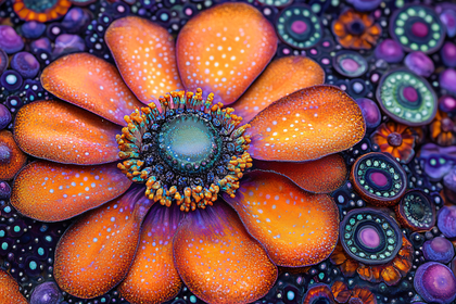 Abstract Floral Burst