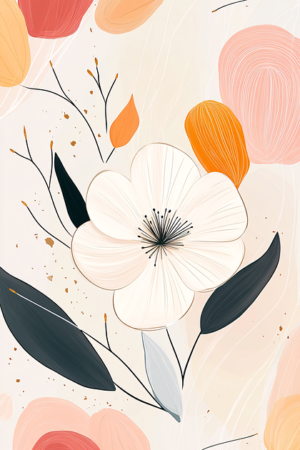 Abstract Floral Design