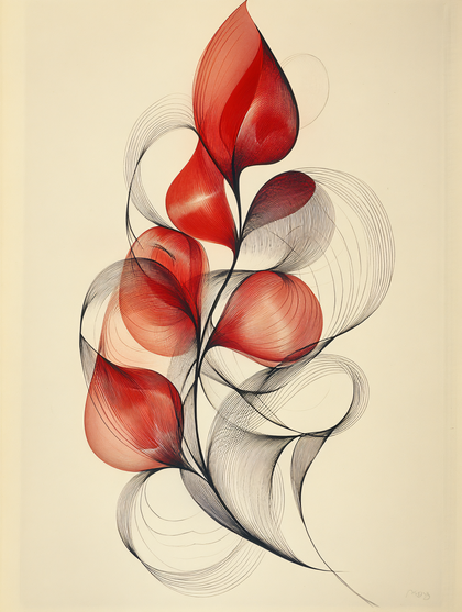 Abstract Floral Design