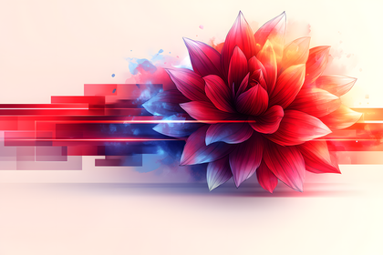 Abstract Floral Design