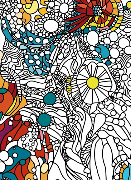 Abstract Floral Pattern