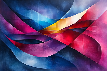 Abstract Flowing Colors