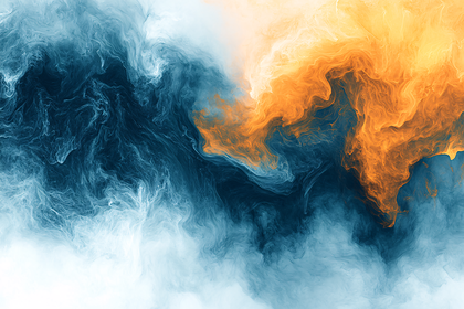 Abstract Flowing Colors