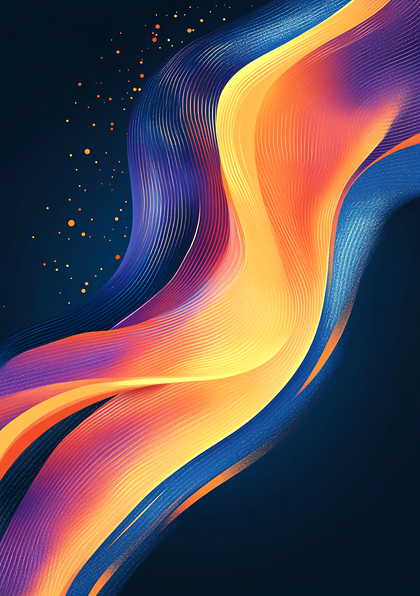 Abstract Flowing Lines