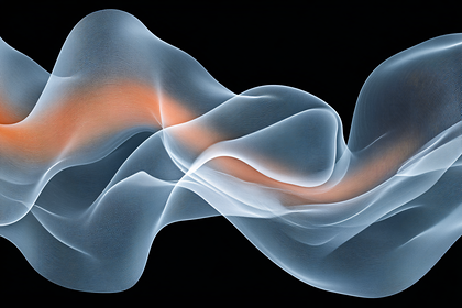 Abstract Flowing Mesh Wave