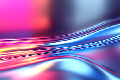 Abstract Flowing Reflective Surface