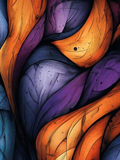 Abstract Flowing Shapes