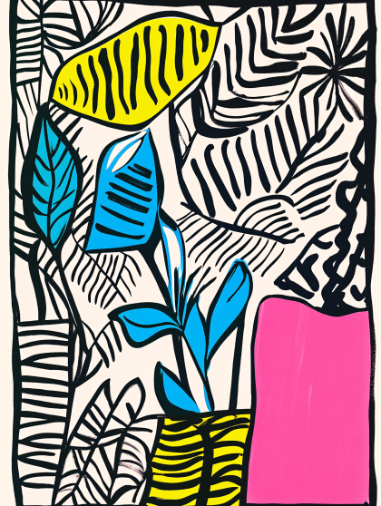 Abstract Foliage Design