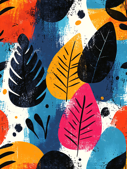Abstract Foliage Pattern