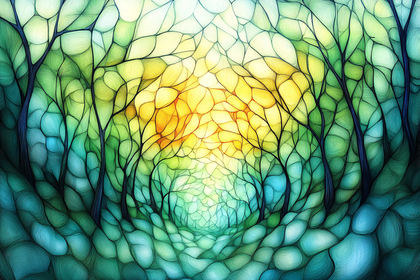 Abstract Forest Canopy