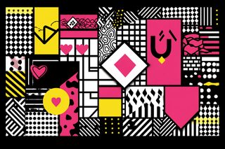 Abstract Geometric Collage