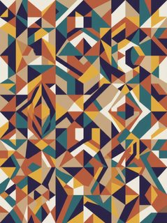 Earthy Geometric Pattern