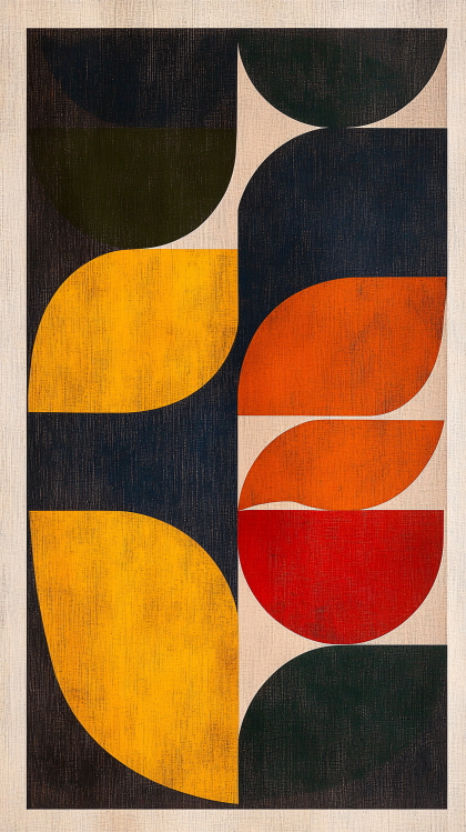 Abstract Geometric Shape Composition