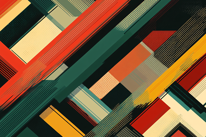 Abstract Geometric Stripe Pattern